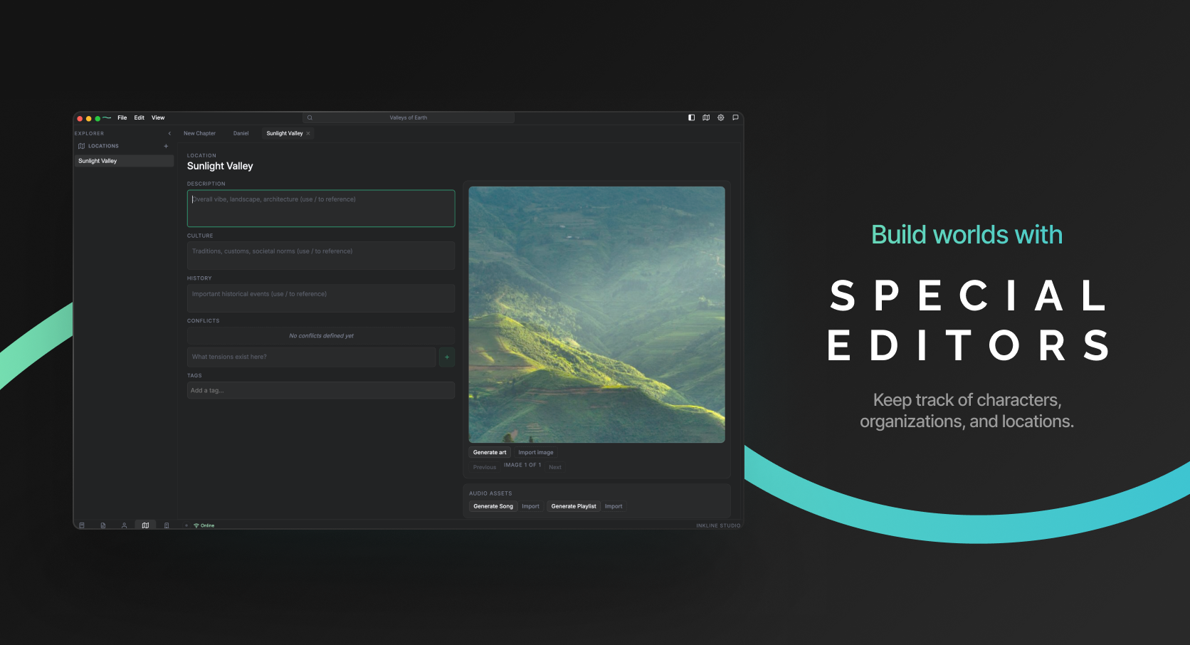 Inkline Studio Special Editors